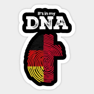 My Dna German Christianity Patriot Apparel Sticker